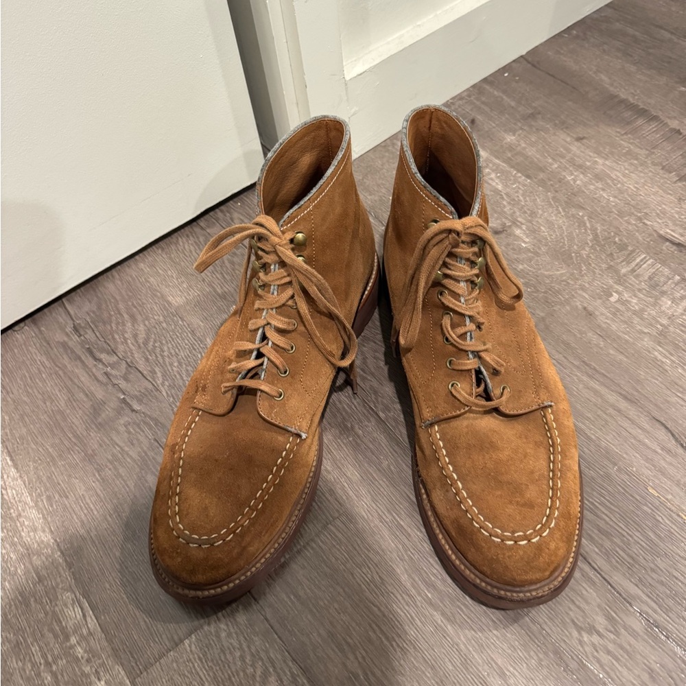Men's J. Crew Tan Suede Boots - Size 11